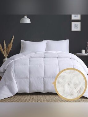 Winter Goose Feather & Down Filled Comforter